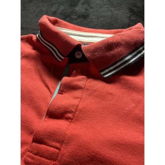 Nautical Red And Blue Sailing Polo A Bit Trimmer Fit - Picture 5 of 6